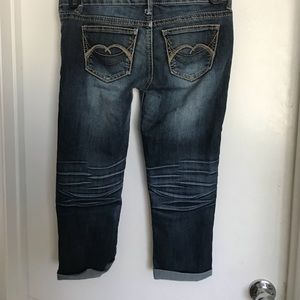 Cropped Juniors Skinny Jeans